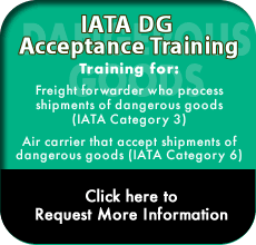 IATA DG Acceptance Training